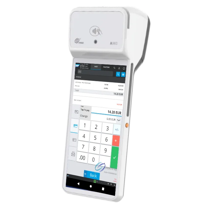 CCV A960 installiert auf SAP Customer Checkout